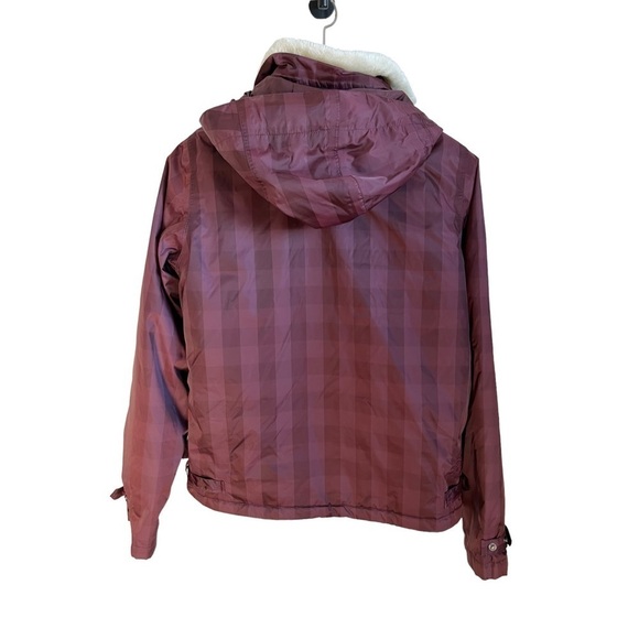 BURTON Snowboard Ski Technical Outdoor Hooded Faux Fur Gorpcore Parka Small - Picture 8 of 13